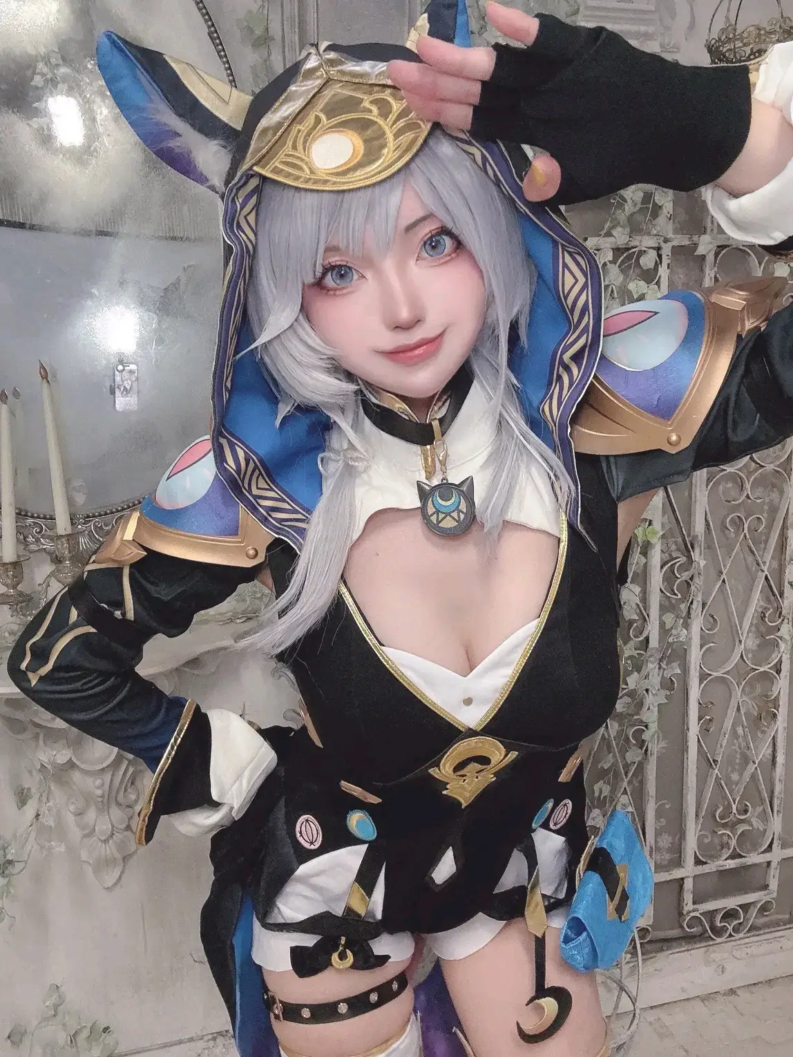 Cipher Honkai star rail cosplay🥵🥵 Coser : @907x109 #fyp   #xyzabc  #HonkaiStarRail #douyin #cipher 