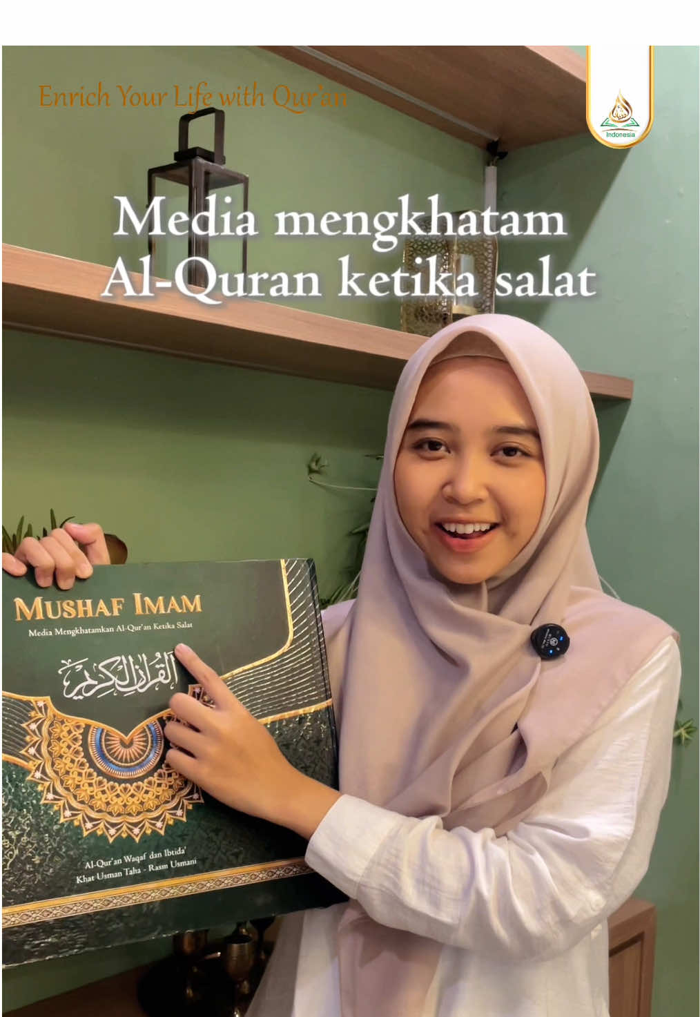 Ini dia Mushaf Imam, media terbaik untuk mengkhatamkan Al-Qur’an saat salat! Dengan ukuran besar, khat yang jelas, serta dilengkapi tanda wakaf dan ibtida, Mushaf Imam dari Asy-Syifa sangat membantu imam atau siapa pun yang ingin mengkhatamkan Al-Qur’an dalam salat berjamaah. Cocok banget buat ayah, bunda, atau siapa pun yang ingin mulai mengkhatamkan Al-Qur’an ketika salat✨