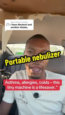 Replying to @Cheryl Asthma, allergies, colds – this tiny machine is a lifesaver.”
