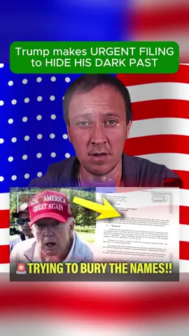 Trump makes URGENT FILING to HIDE HIS DARK PAST #news #breakingnews #meidastouch #trump2025 #darkpast #trumpdarkpast