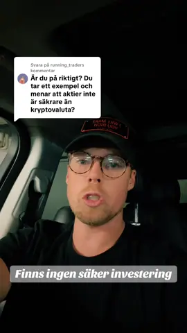 Svarar @running_trader #foryou #börsen #aktier #bitcoin #sverige 