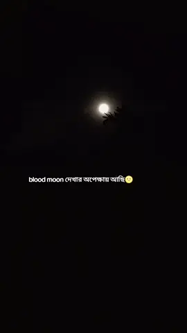 চন্দ্রগ্রহণ দেখার অপেক্ষায় আছি🌝 #foryou #foryoupage #trending #fypシ #bloodmoon 