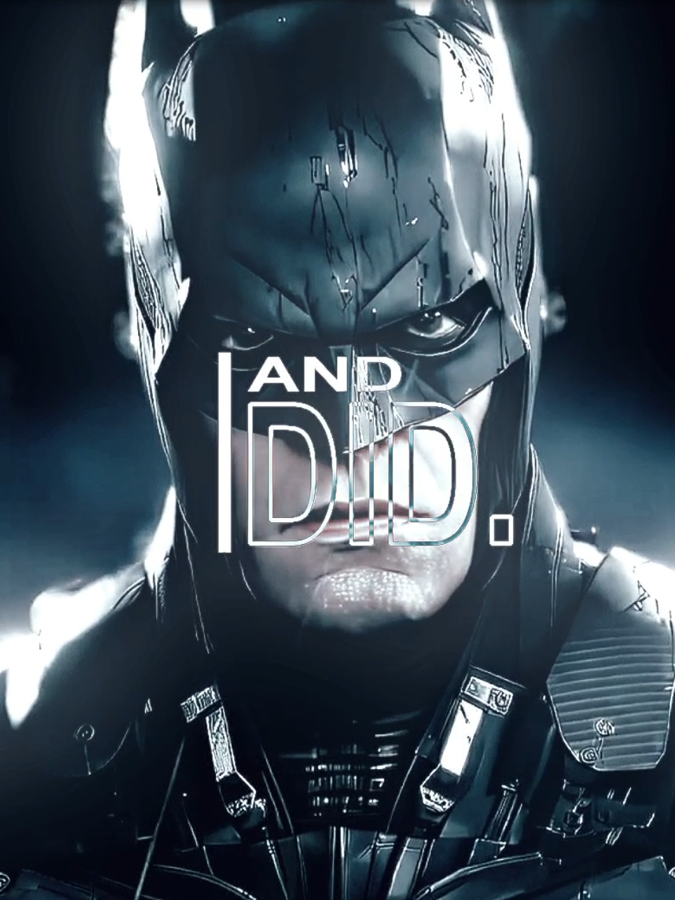 oh i did #batman #dc #batmanarkhamknight #brucewayne #batmanedit 