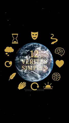 12 vérités simples. . . #loidelattraction #developpementpersonnel #changerdevie 