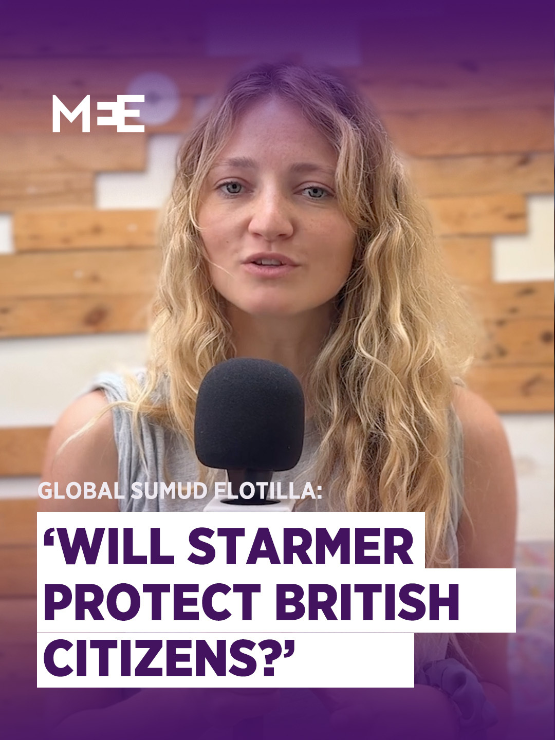 UK Prime Minister Keir Starmer has refused to answer whether he would protect British citizens sailing with the Global Sumud Flotilla to break Israel's siege of the Gaza Strip. Israel has previously intercepted flotillas sailing to Gaza and detained those onboard, including American labour activist Chris Smalls, who was abused by Israeli officers while in detention. Middle East Eye's @mathildamall speaks to British citizens taking part in the flotilla to ask whether they trust Starmer will take action should the same happen to them.