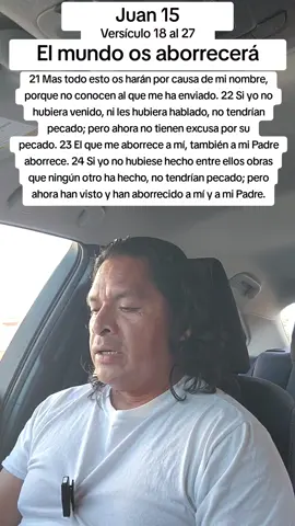 El mundo os aborrecerá #fyp #viral #foryou #Dios #jesusteama 