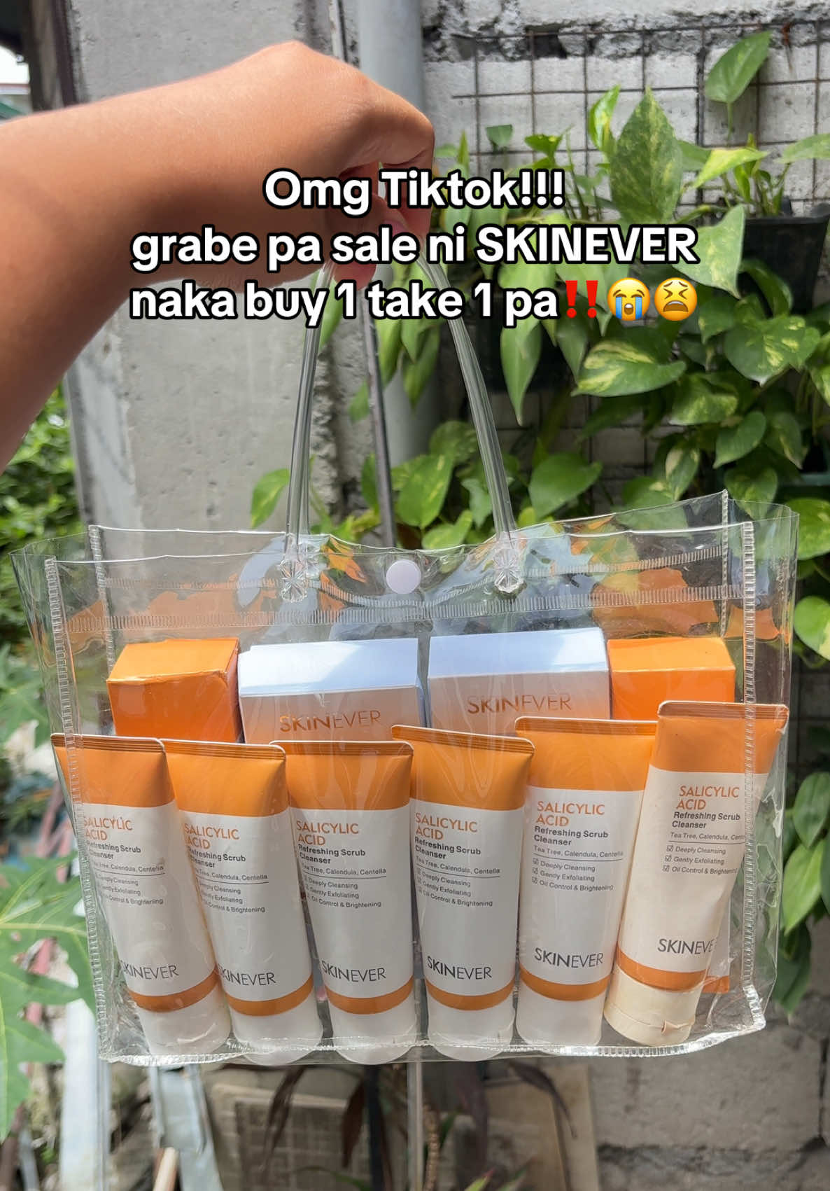 grabe pa sale ni SKINEVER naka buy 1 take 1 pa‼️😭😫 #skinever #skineverph #skineversalicylicacid #skineversalicylicrefreshingscrubcleanser #cleanser 