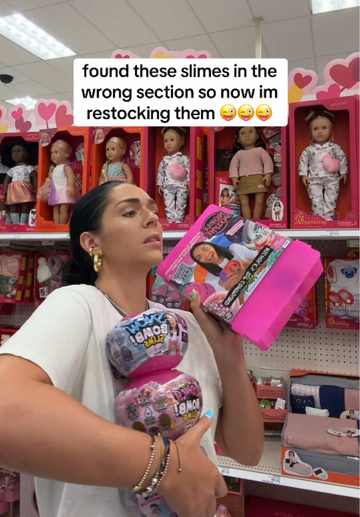 @target now!!!🥹🥹🥹🫟🫟🫟 My slime AHHHH!!!! What should I do next?!⬇️💖 find my slime & activity sets / friendship bracelet maker @target @walmart and more! 📦 🌈✨ 🌈🦄🪄 #slime #satisfying #slimes #slimeshop #nicholejacklyne 