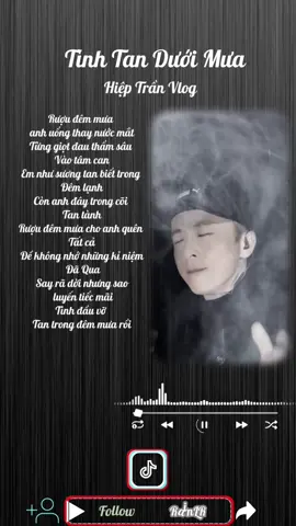 Tình Tan Dưới Mưa #RaiLR #nhachay #lyrics #nhachaymoingay #tinhtantrongmua 