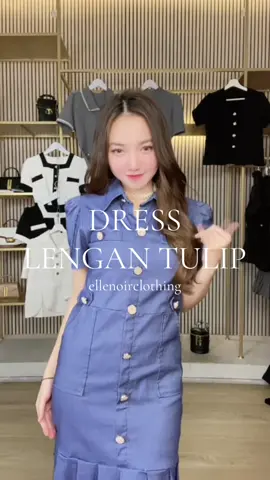 Dress lengan tulip 🌷 🌷 #promoseruweekend #ellenoirclothing #fypシ 