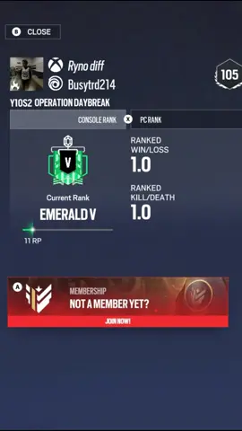 Peak Emerald (Last Szn) clips #fyp #r6 