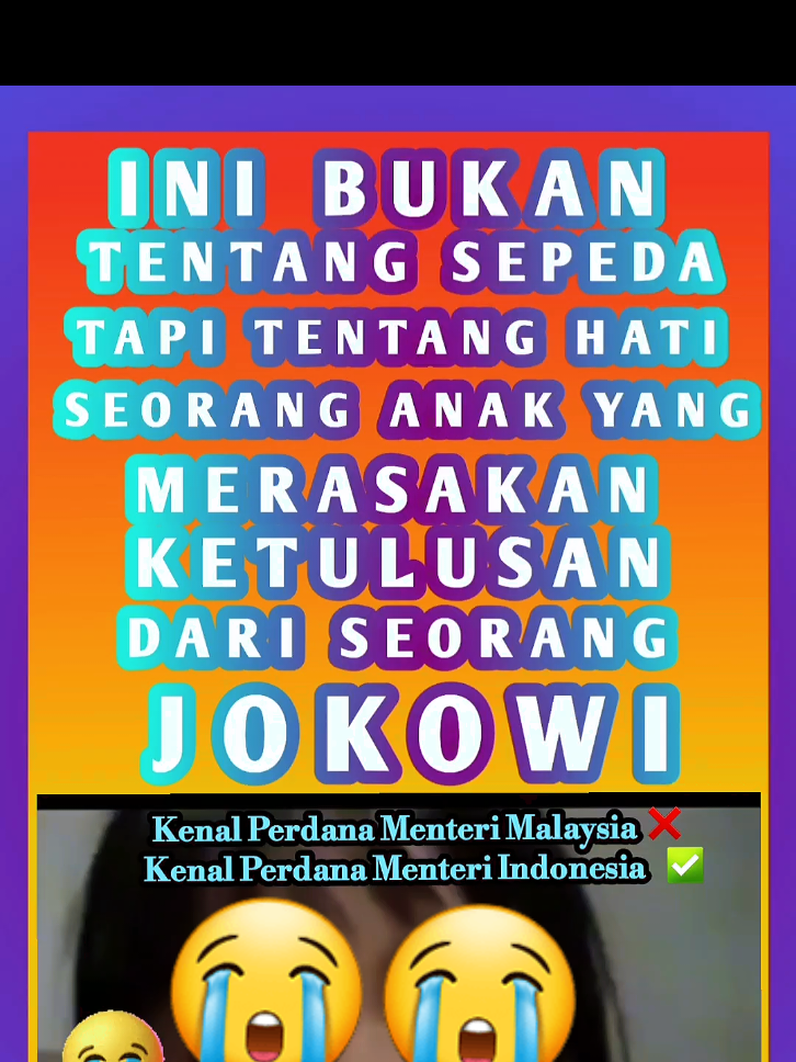 Replying to @vv84850 #sepedajokowi #jokowi #adikjirannaksepedadarijokowi😭 