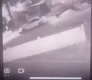 CCTV footage of lone gunman on motorcycle approaching Lolita Callender aka 