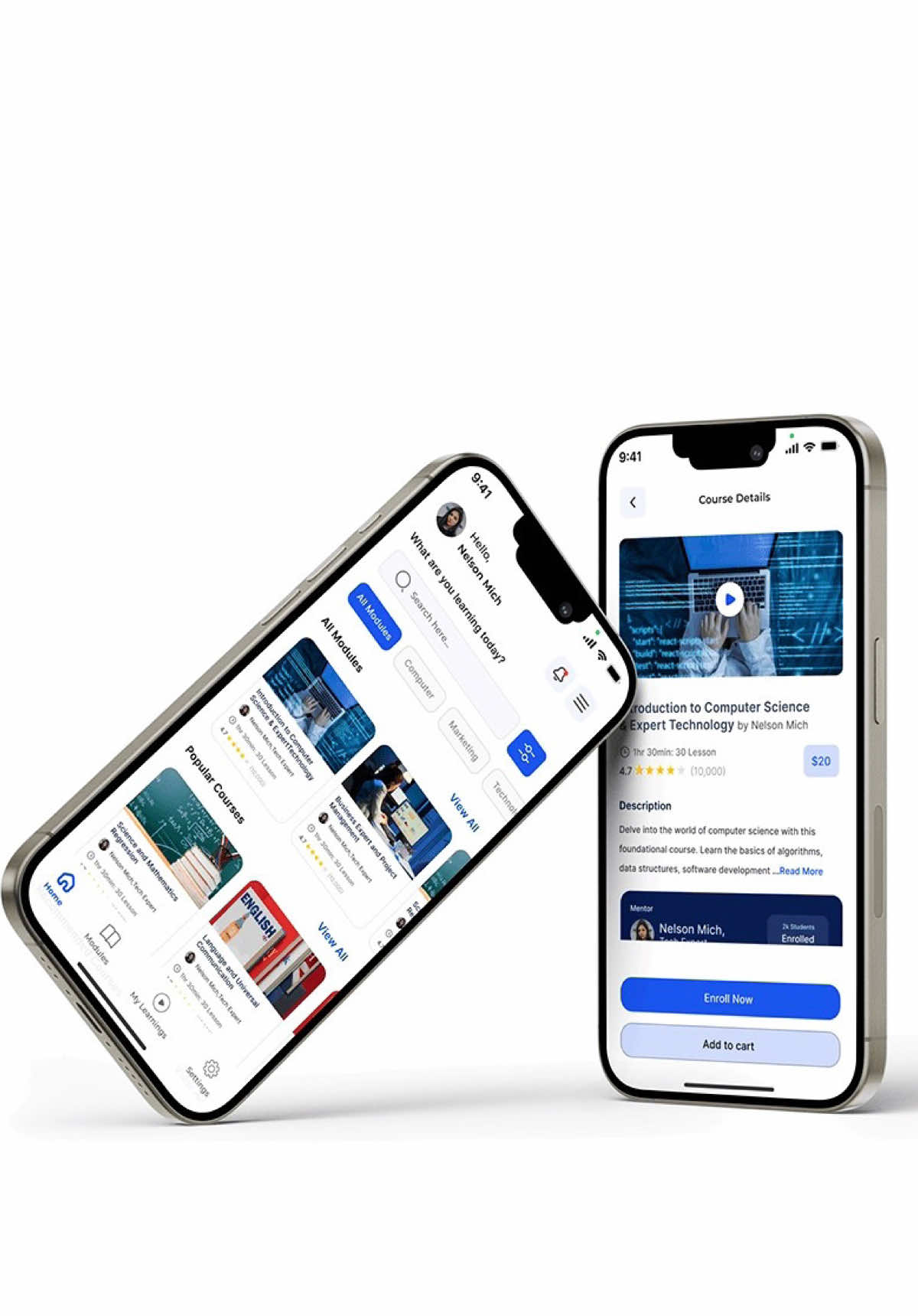 E-learning Mobile App Design 📱🎨 Get yours today at affordable price🤗 #uidesign #figma #elearning #ios #uiux 
