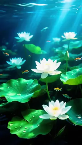 Ngắm cá ngắm sen #suyngam #cuocsong #sen 