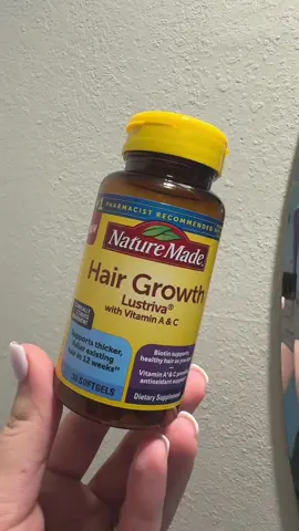 gifted by Nature Made  These supplements have really helped with my hair growth journey! @naturemadevitamins #naturemade #partner #hair #hairtok #hairgrowth 