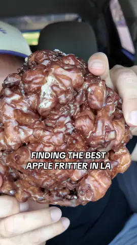 Does Randy’s Donuts have the best Apple Fritter in LA?  #lafoodie #lafood #laeats 