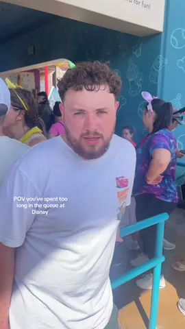 When the queues get too long with the Florida heat 🥵 #wdw #florida #orlando #disneyworld @karis graham @Adam Bxrlow 