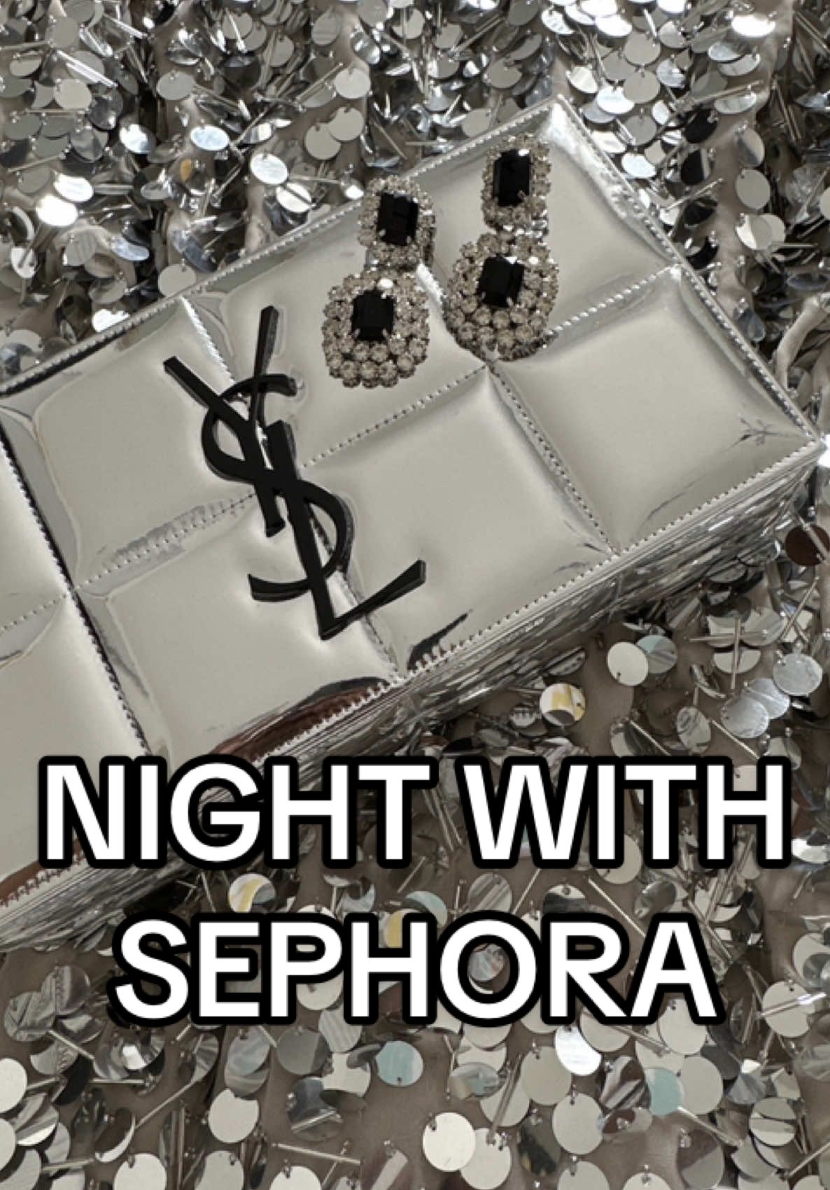 Replying to @👸🏽 @sephora called, I showed up 🖤 quick OOTN for the gworls 💄✨ #SephoraEvent #OOTN
