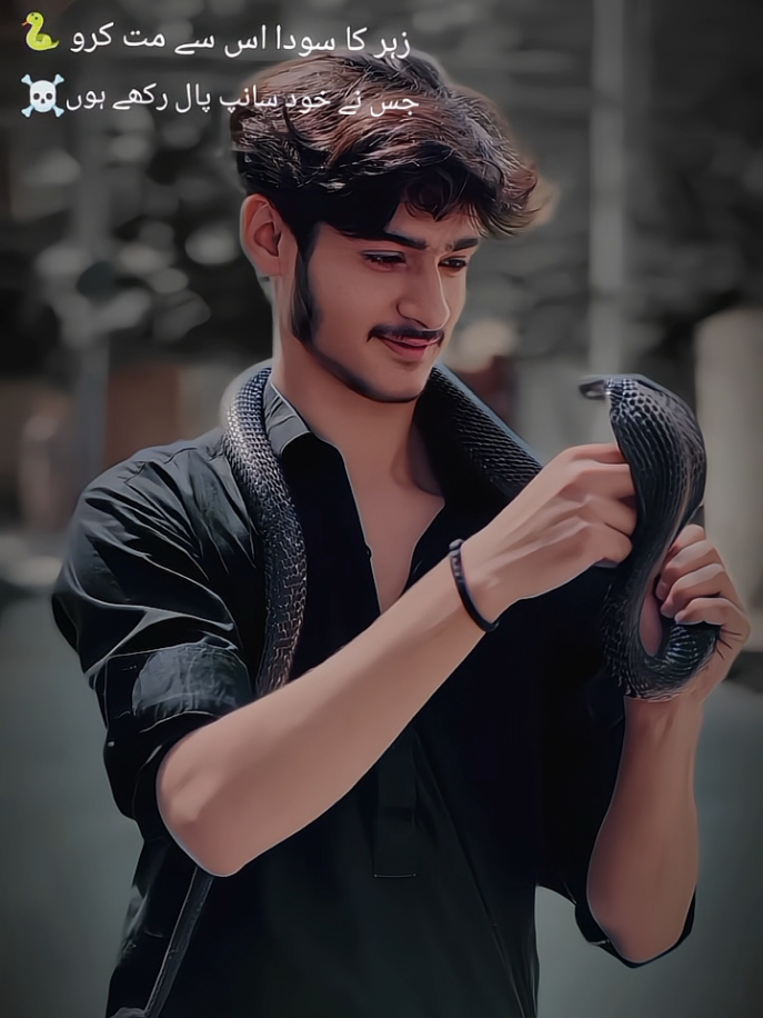 ☠️🖤 🐍زہر کا سودا اس سے مت کرو 🐍  ☠️جس نے خود سانپ پال رکھے ہیں☠️ #viewproblem😔😔😔😔 #viewproblem😔😔😔😔 #fyppppppppppppppppppppppp #tiktokunfreezemyaccoun🙏 #fpyシ 