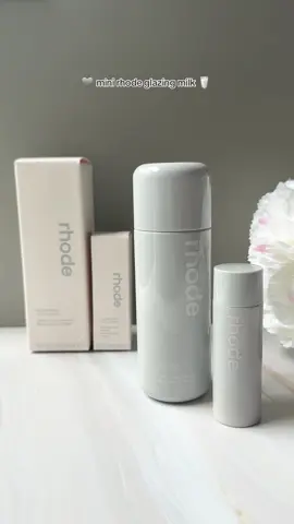 The cutest mini rhode glazing milk 🥛  @rhode skin @Hailey Bieber @sephora #minirhodeglazingmilk #rhodeglazingmilk #rhodeskin #rhodexsephora #colorsoflifewithfakiha