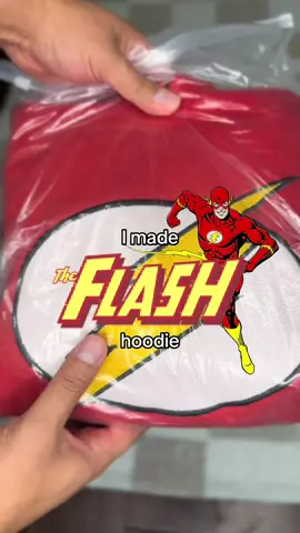 The Flash hoodie is so clean #anime #animeclothing #dc #flash 