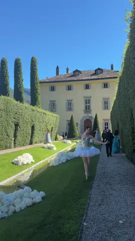 The most beautiful wedding in Lake Como🇮🇹💍🕊️ #lakecomo #italy #wedding #villabalbiano #lakecomowedding 