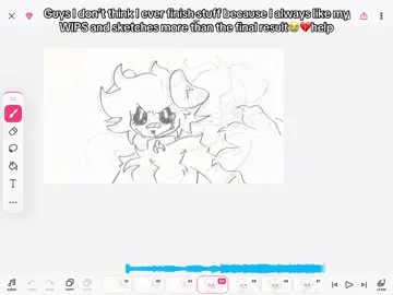 This has been and ongoing problem I’ve been tryinggg to get past😭 Also she is not inspired by anyone from dandy’s world she has been here long before 2018 just to put that out there bc I know her red and blue look like goob  #wip #flipaclip #furry #ocart #animationmeme 
