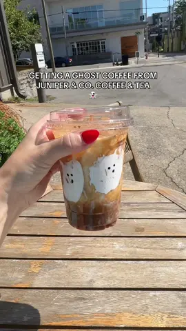 I’m feeling so happy today and I love living here so much. Cheers to fall 👻 @juniper & co. #ghostcoffee #pumpkinspiceseason #nashville #gotchaday #dogmom 