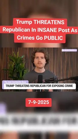 Trump THREATENS Republican In INSANE Post As Crimes Go PUBLIC #Trump #TrumpMeltdown #TrumpCrimes #TrumpThreat #gop 