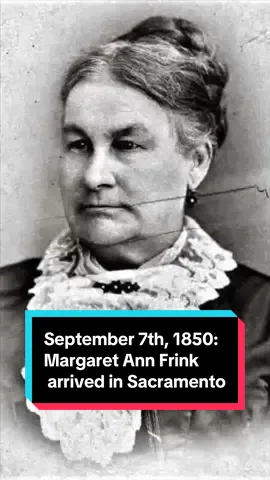 Today in California History: On September 7th, 1850, Margaret Ann Frink and her husband, Ledyard, arrived in Sacramento after a 5-month, 2,418-mile journey 🌄   Her journals give us one of the most vivid first-hand accounts of overland travel during the California Gold Rush.   Follow for your daily dose of California history 👇   #FooHowser #YourHistoryHomie #CaliforniaHistory #TodayInCaliforniaHistory #MargaretFrink   Images: USC Libraries and California State Historical Society   All images are historical or stylized to match the subject matter.   All content is researched, written, and edited by me.