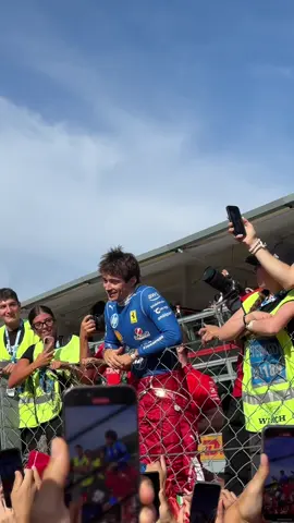 Leclerc!!! #tifosi #f1 #charlesleclerc #monza #ferrari 