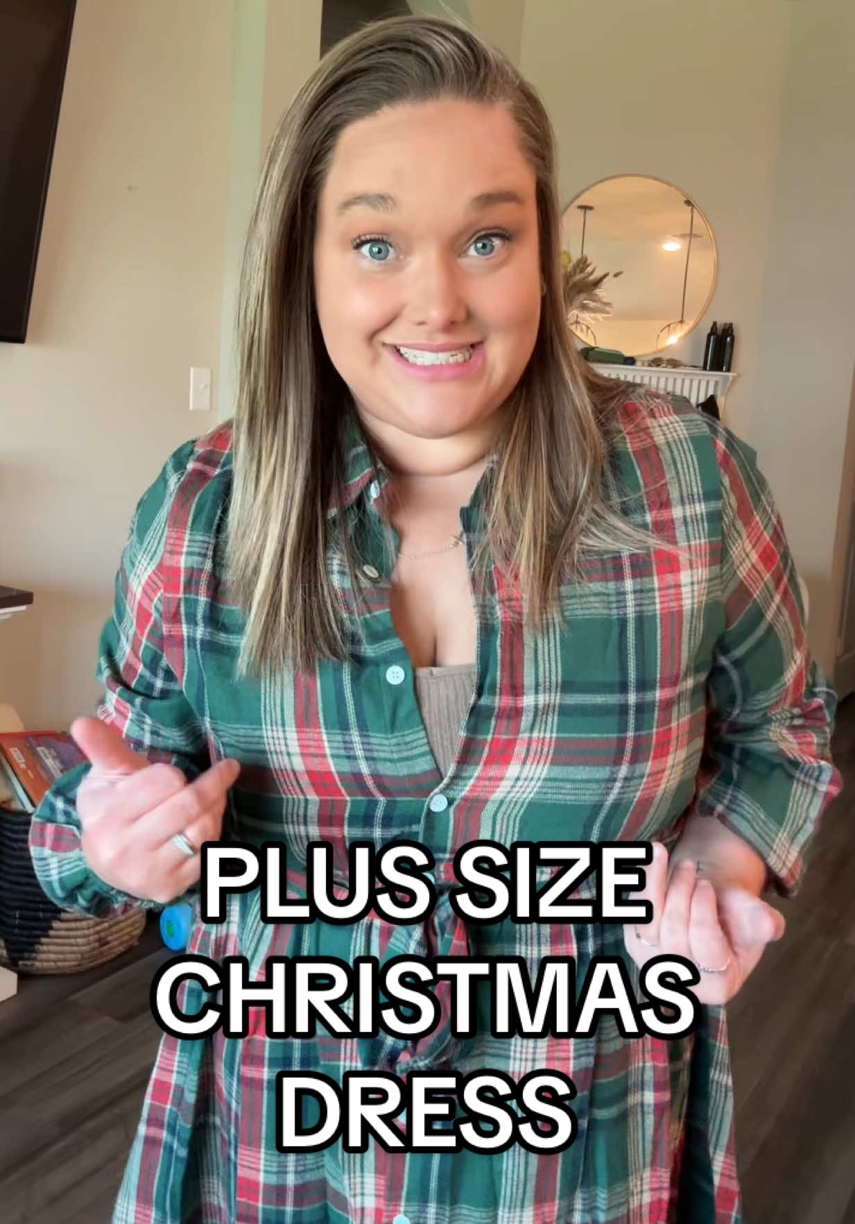 Classic plaid reimagined ❤️💚 This button-up belted dress flatters every curve and keeps you comfy all day long. Pair with boots for the ultimate seasonal look! #christmasdress #plussizedress #falldresses #winterdress #dressesforwomen @BLOOMCHICUSOFFICIAL @Bloomchic @BloomChic_official 