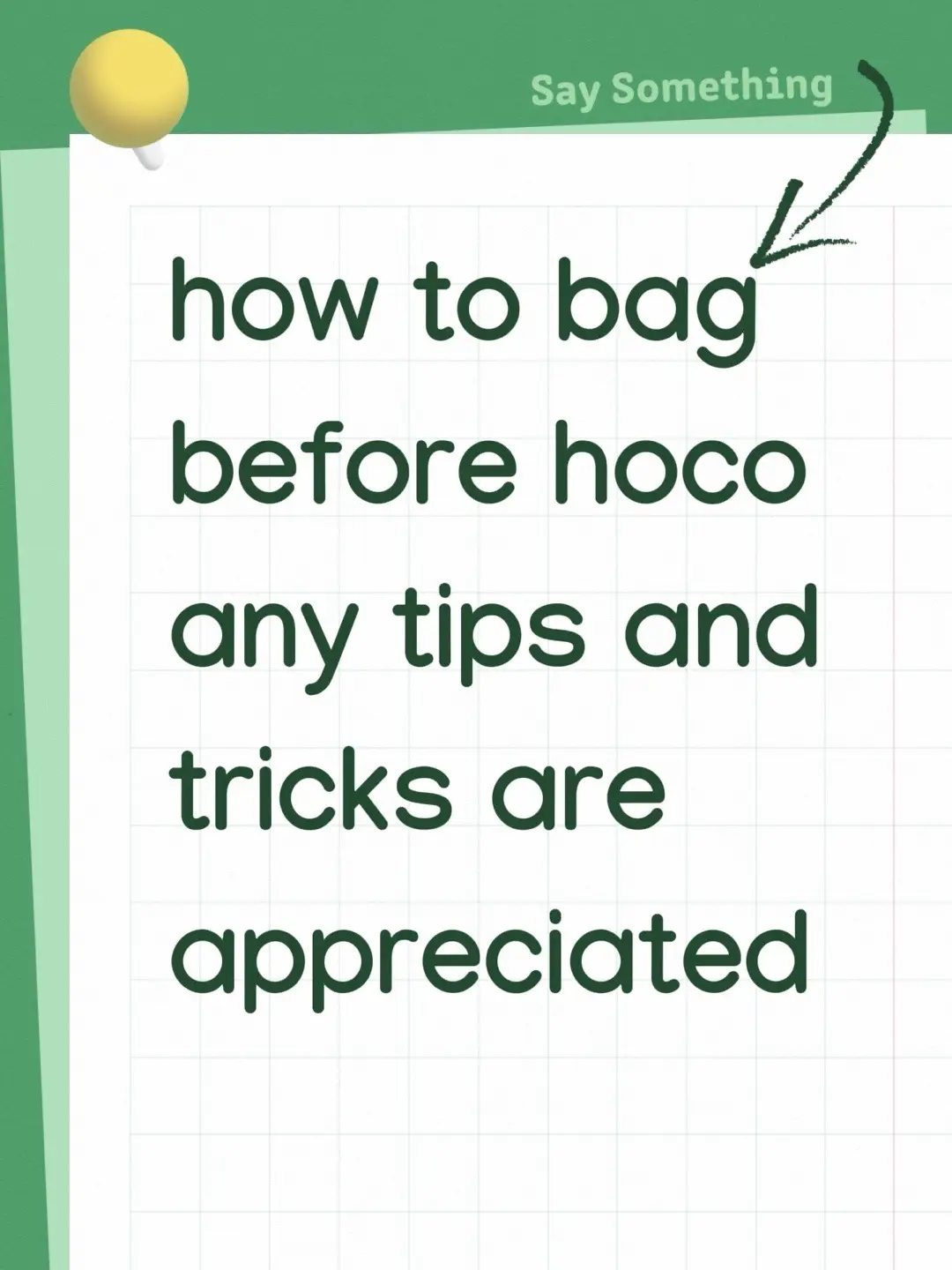 preferably a sophomore #hoco #help 