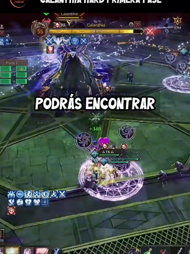 Calanthia Raid Lvl Hard Primera Fase #tlk #tulkaselfuerte #throneandliberty #raid #gameplays 