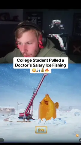College Student Pulled a Doctor’s Salary Ice Fishing #streaming #kickstreaming 