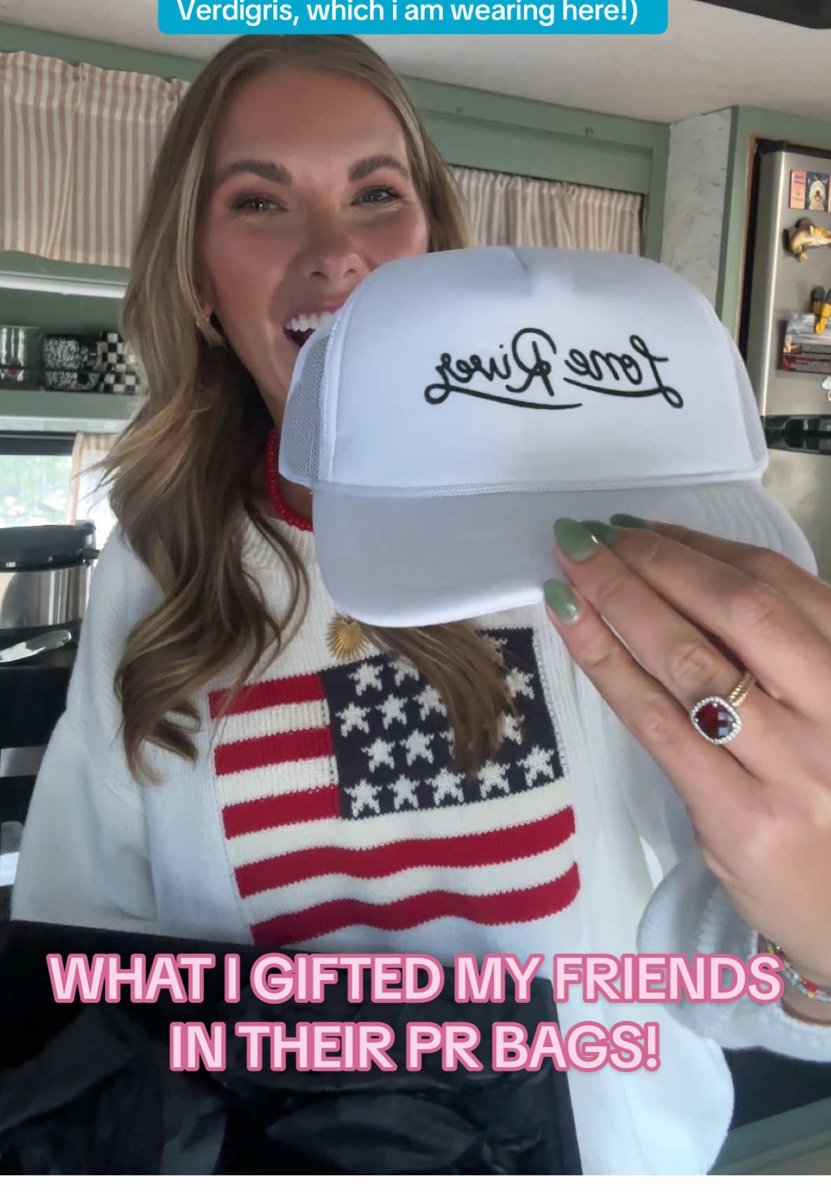 Here’s everything I gifted my girlfriends in their very own PR bags on our 10 year friend anniversary trip!! A huge thanks to all of my favorite brands who helped me pull this off!! @Lone River Beverage Company @RMS Beauty @Fabletics @Verdigris Collection @alice mushrooms @skin pharm @United Monograms @The Bomb Co 