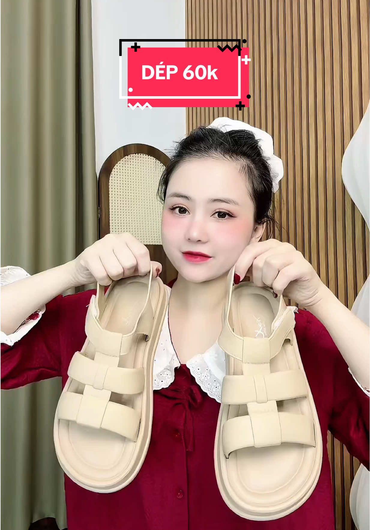 Dép sandal đẹp rẻ #giaydep #depnu #viral #cungthuysansale 