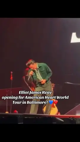 [ EJR Update ] LIVE PERFORMANCE‼️                                 @Elliot James Reay opening for American Heart World Tour in Baltimore! 💙❤️ #ElliotJamesReay #EJRDaily #BensonBoone #AmericanHeartWorldTour  #AllThisToSayILoveYou #ThinkTheyCallThisLove #ElliotJamesReayEdit #ElliotJamesReayMerch #ElliotJamesReayFanpage #ElliotJamesReayFans #ElliotJamesReayPh #AllThisToSayILoveYouTour #Sweetness #CantStayAway #ICantStayAwayLyrics  #BoyInLove #Daydreaming #WhoKnewDancingWasASin #60s #60smusic  #ATTSILYVinyl #ElliotJamesReayVinyl #Vinyl        