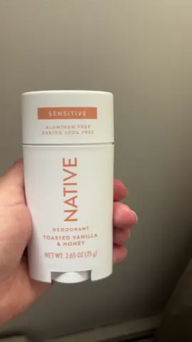Lovely light scented aluminum-free deodorant #complimentary #giftedbynative #toastedvanillahoneysensitivedeostick  @influenster @Native 