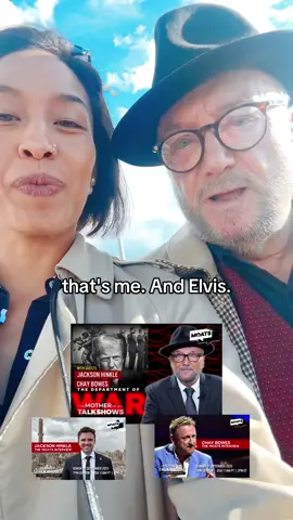 One and only time I’ve been in Prestwick Airport. That’s me. And Elvis. #georgegalloway #prestwickairport #moats @Gayatri Galloway 
