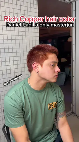 Daniel Padilla / Rich Copper hair color only masterjun @@parcerosalonbymasterjun   #danielpadilla #masterjun #tiktok #parcerosalonbymasterjun #haircolor 