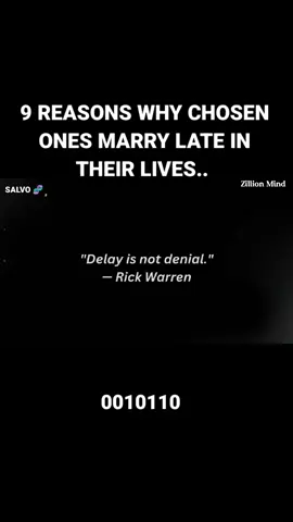 9 REASONS WHY CHOSEN ONES MARRY LATE IN THEIR lives.. #spirituality #foryou #viral #aura #fyp 