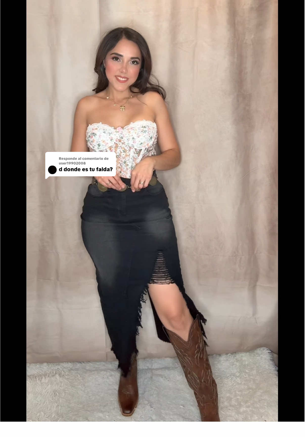 Respuesta a @user19902008 Denim Skirt 👌🏻♥️#denimskirt #skirtoutfit #skirtoutfitideas #fallsdealsforyou @OYS_US 
