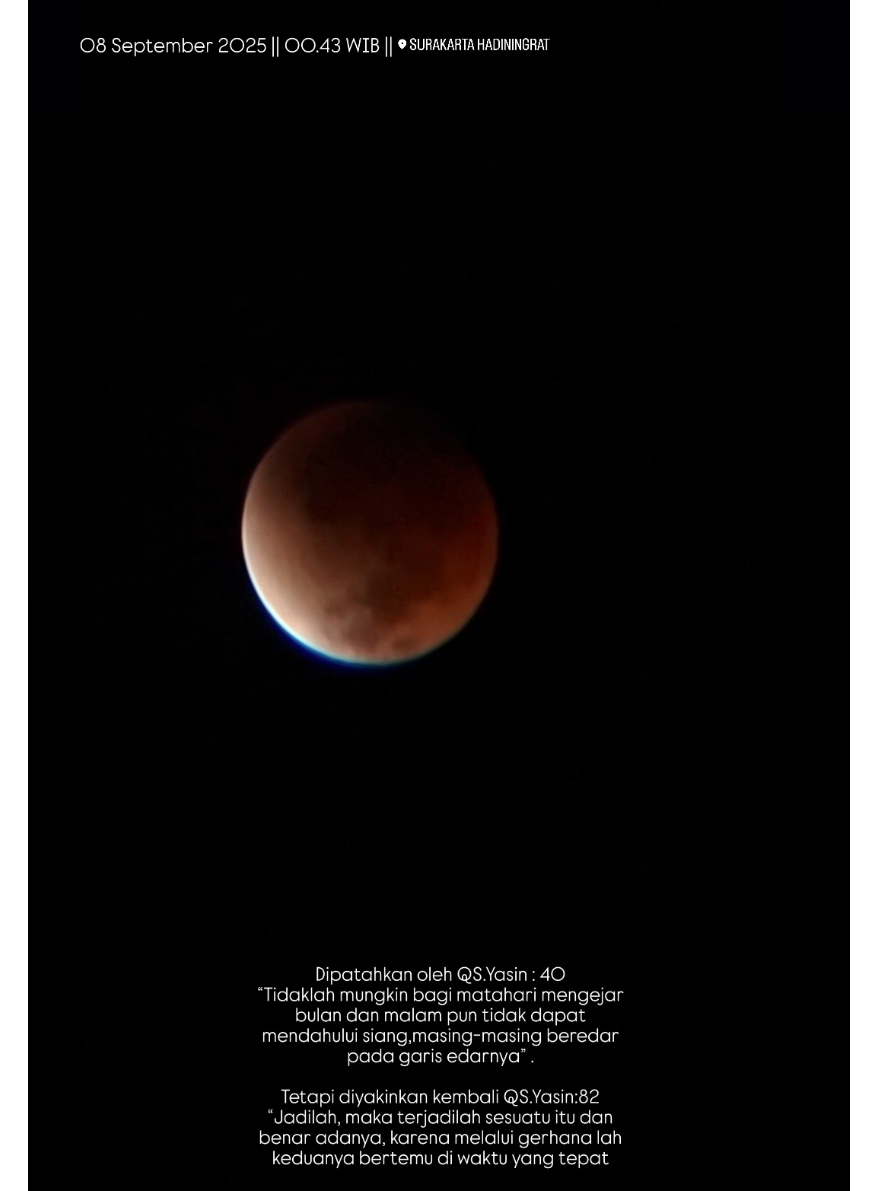 Blood Moon 2025 ✨️ #gerhanabulantotal#september#astrophile#fyp 