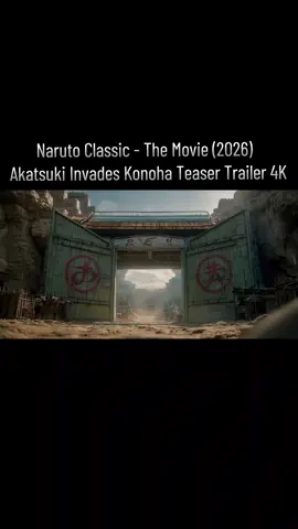 Naruto Classic - The Movie (2026) _ Akatsuki Invades Konoha _ Teaser Trailer 4K #trailernaruto #filmenaruto #naruto 
