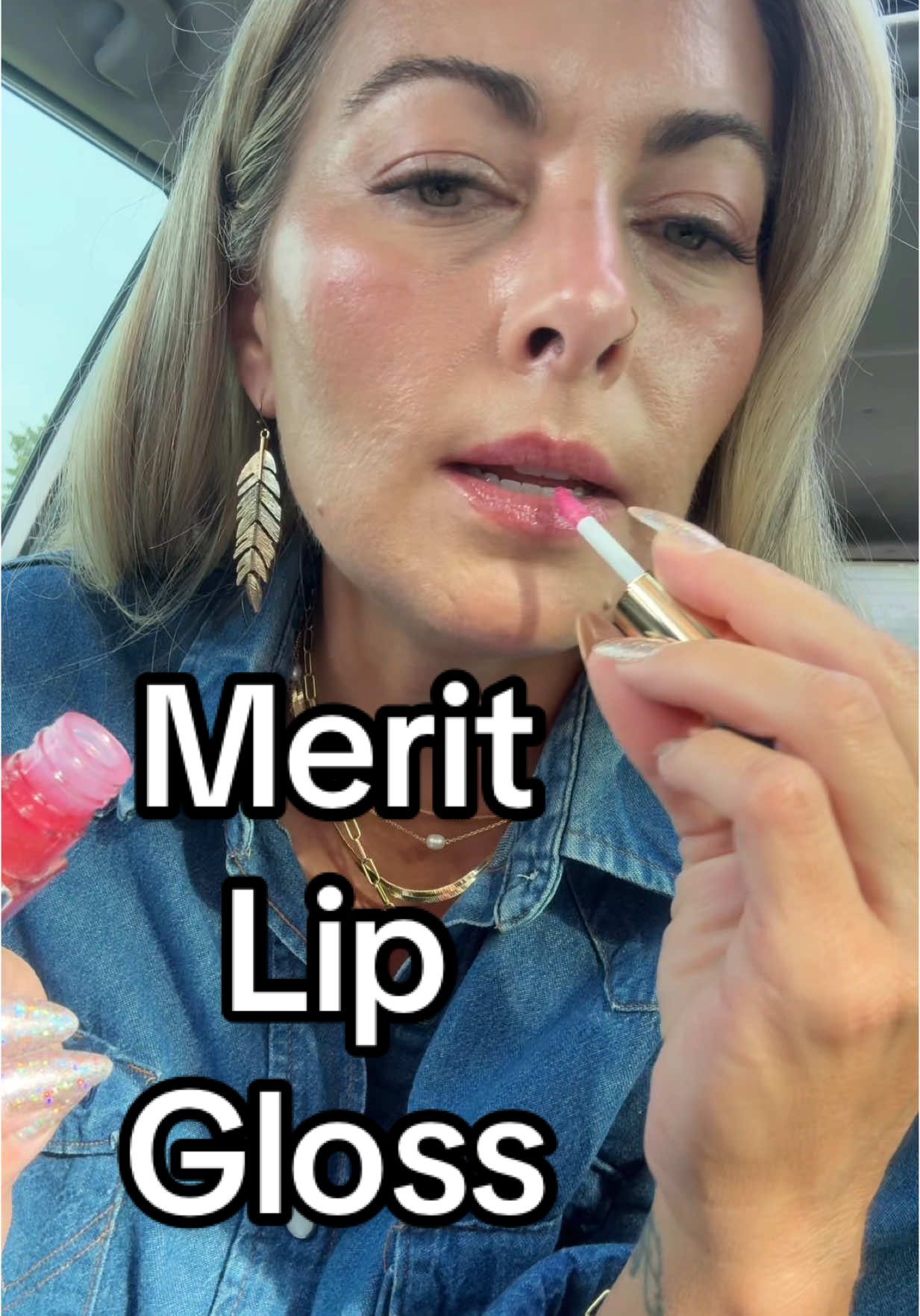 #lipgloss #berrylipgloss #nudelipgloss #shadeslick #fallaesthetic #meritlipgloss @MERIT Beauty 