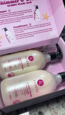 ✨Mermaid vibes unlocked✨ Luseta Glossy Pearl Shampoo + Conditioner = high-shine, silky-smooth strands you’ve always dreamed of 🐚💆‍♀️ #complimentary #glossypearl #luseta #glossyhair #hairglow @influenster @Luseta Beauty 