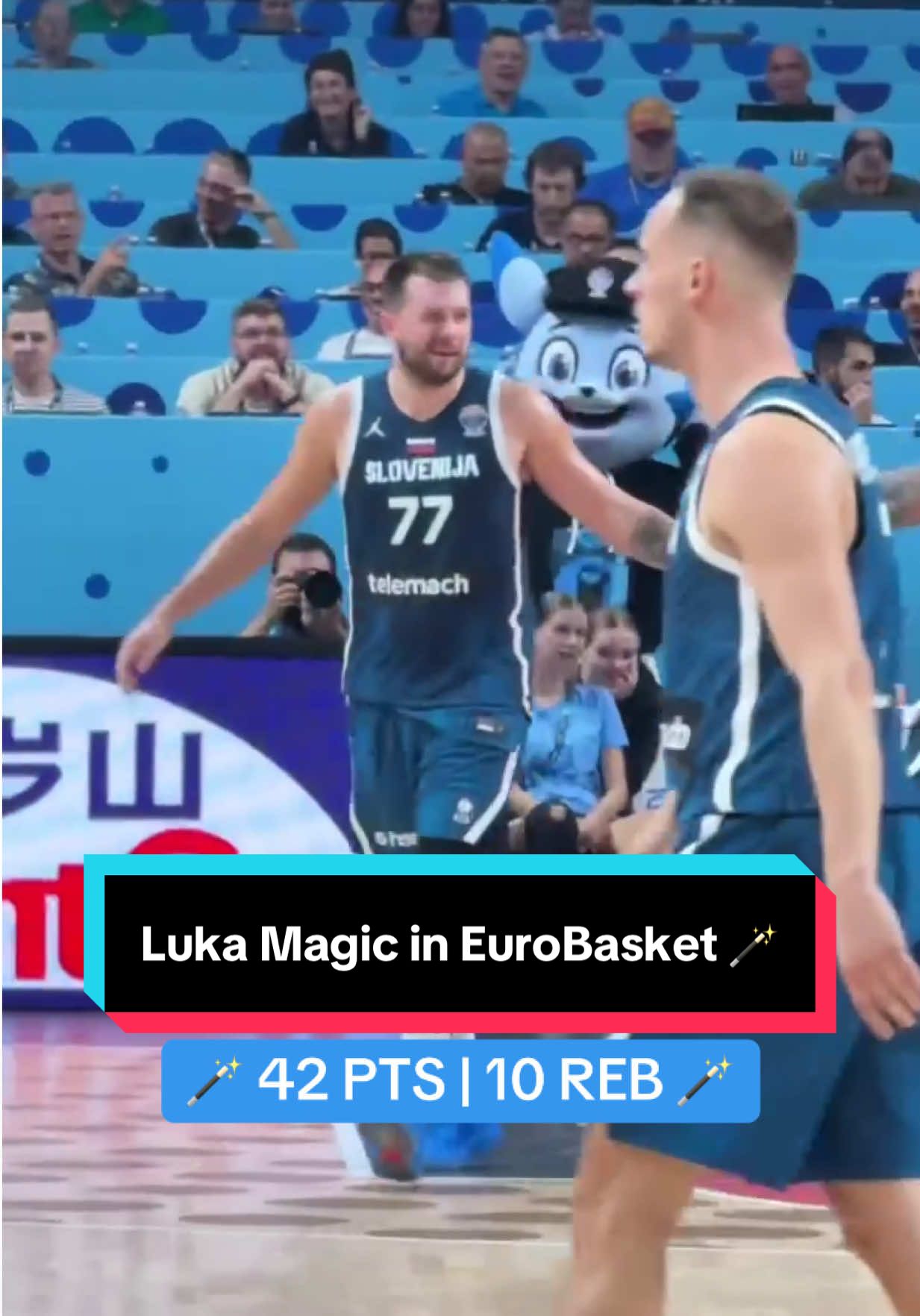 LUKA. MAGIC. 🔥🪄 Slovenia advances to the @FIBA EuroBasket quarterfinals… Watch all the action live on Courtside 1891 at the link in our bio 🔗