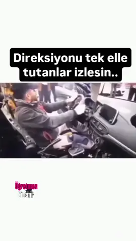 #direksiyonu tek elle tutanlar izlesin. 